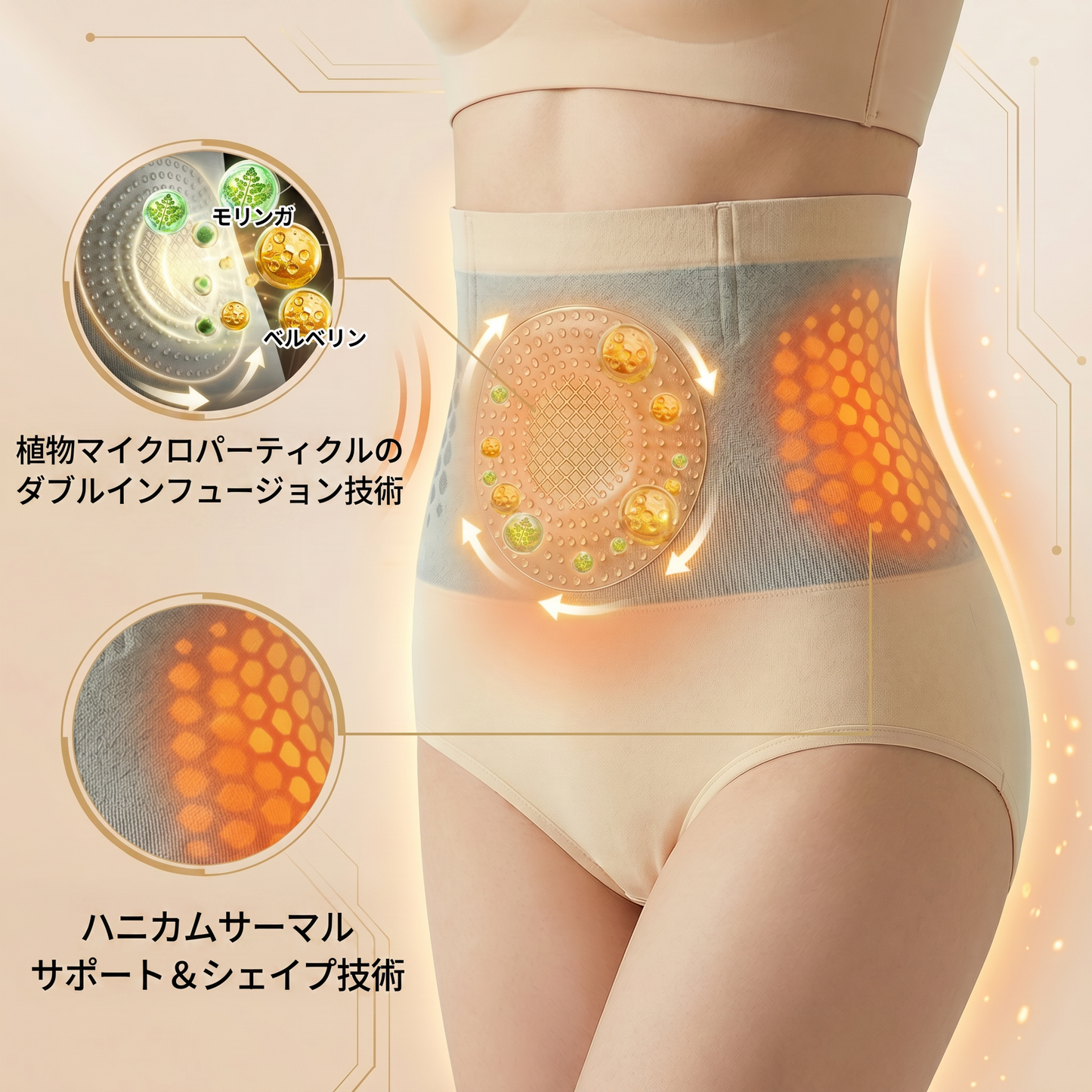 公式ブランドストア|🍧 𝐏𝐀𝐔𝐑𝐀𝐉𝐔® 𝟐𝟎𝟐𝟔 モリンガ & ベルべリン 4IN1 微粒子シェイピング & 脂肪燃焼ショーツ