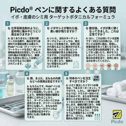 ✅✨公式ブランドストア  𝐏i𝐜𝐝o® 𝟕日間イボ&シミ消し(痛みも傷跡もゼロのローラーボール)